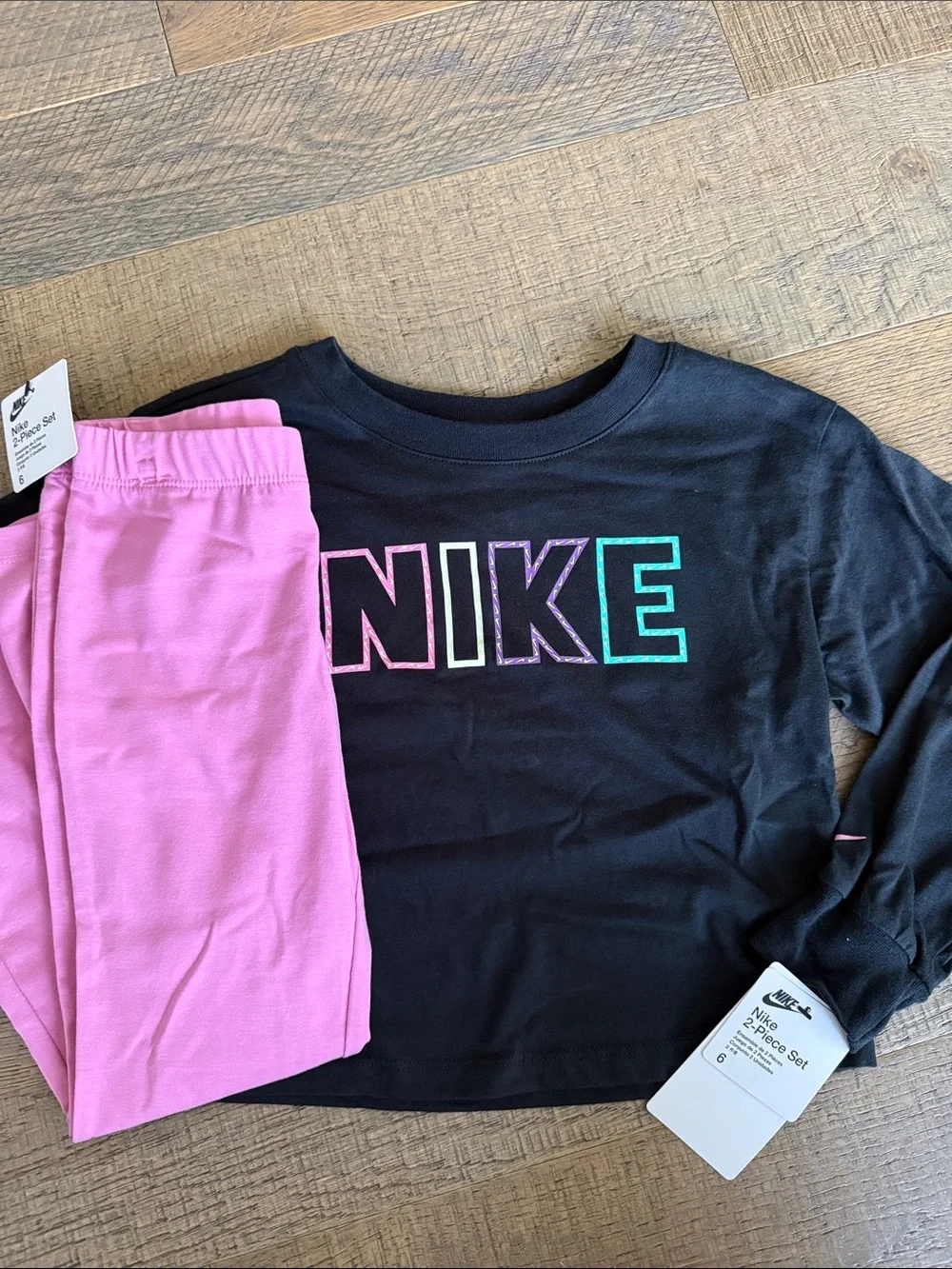 Nike Little Girl Flare Outfit - Picture 1 of 2